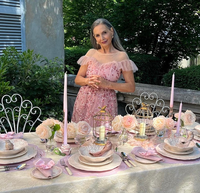 SET 6 UCCELLINI PIUMATI "GLITTERATI"