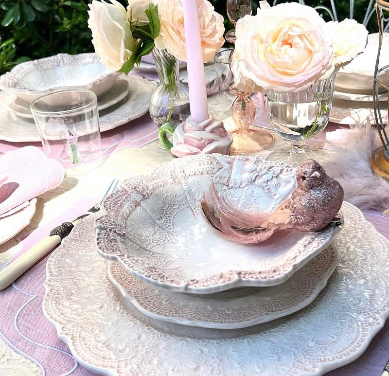 SET 6 UCCELLINI PIUMATI "GLITTERATI"