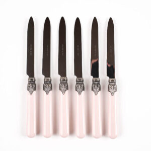set coltelli rosa