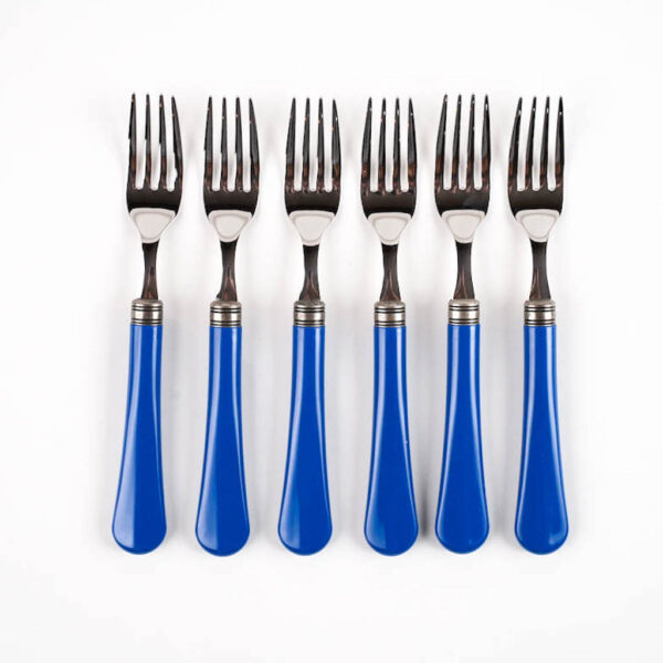 set forchette blu